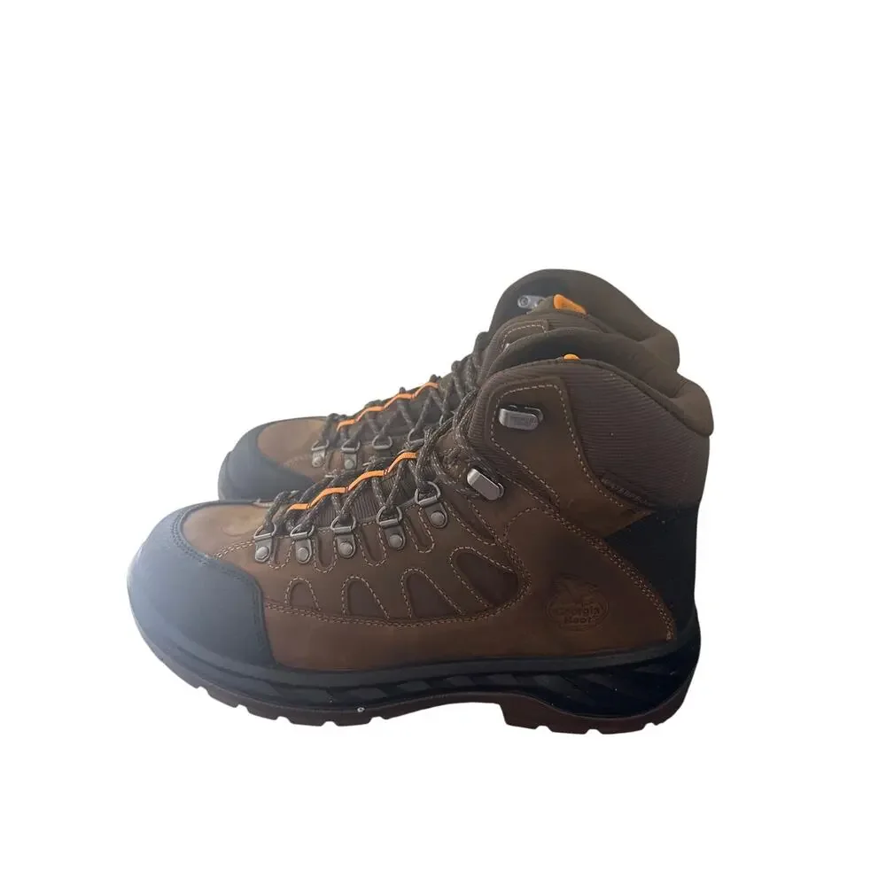 Georgia Boot OT Soft Toe WP Boot Brown Mens Size 10.5M w